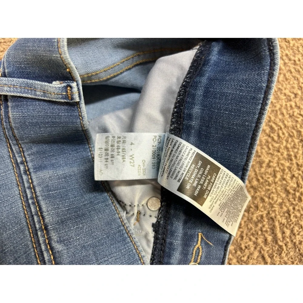 Levi Strauss Signature Shaping Perfect Pull-On Skinny Jeans Medium Wash Size 4 S